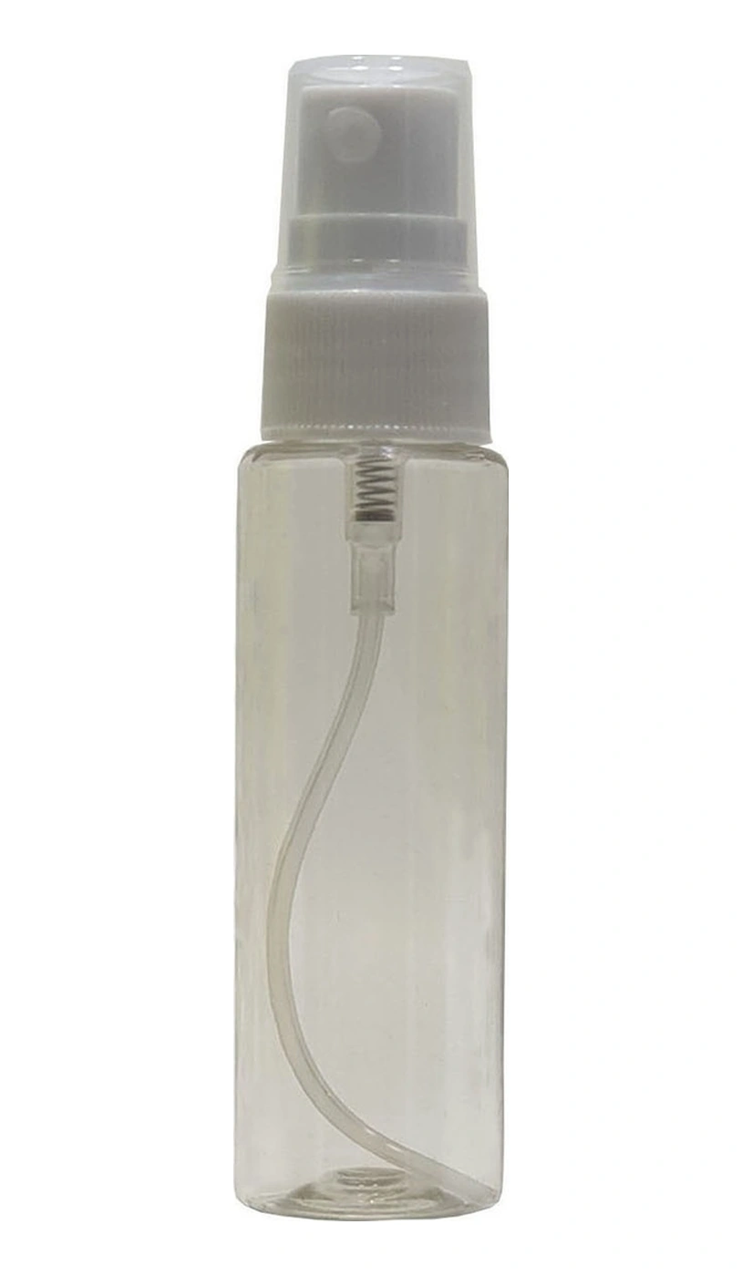 50ml Plastik Şeffaf Şişe Beyaz Sprey Başlık, 24 Adet, Dezenfektan Şişesi, Plastik Şişe, Medikal Şişe, Boş Şişe, Parmak Sprey Başlık, Spreyli Şişe Diğer