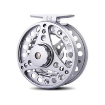 Novahub Sinek Balıkçılık Reel 5/6 Alüminyum Alaşımlı Balıkçılık Tekerlek, Tatlısu/tuzlu Su İçin, Ultra Hafif Ve Pürüzsüz Frenleme, Gümüş Renkli Olta Takımı