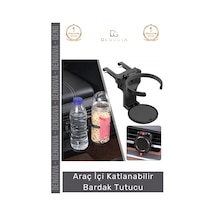 Bardaklık Lüks Araç İçi Aksesuar Şişe Kahve Klima Tutucu Katlanabilir Araba Bardak