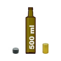 Afracam Dorika Yeşil 500 ML Cam Şişe Kapak Kapüşon