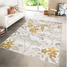 Rovigo Home Dijital Baskı Kaymaz Taban Salon Halısı Rvg1216 Çok Renkli