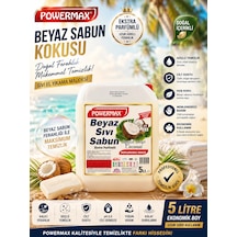 Powermax Hindistan Kokulu Sıvı Sabun 5 L El Temizlik Sabunu