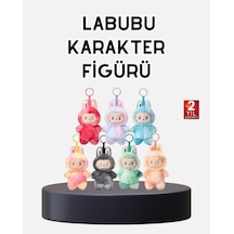 Labubu Koleksiyonluk Peluş Oyuncak Yumuşak Kumaşlı Dekoratif Tasarım Hediyelik Mh-hs9961-8049