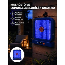 Taşınabilir Şarjlı Sivrisinek Öldürücü Uv Işıklı Mavi Model - Lisinya