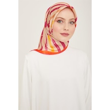 Armine Twill İpek Eşarp 24ya9101 50 - Desenli