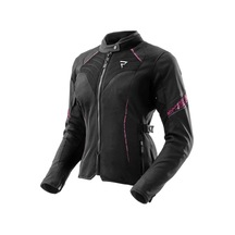 Rebelhorn Jax Lady Kadın Motosiklet Montu Siyah - Pembe