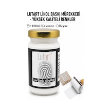 Linol Mürekkebi 100 Ml 1 Adet Lutart Linol Baskı Boya Mürekkebi Blok Baskı Sanat Su Bazlı Matbaa Mürekkebi Hobi Beyaz