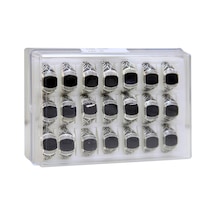 Taşlı Erkek Yüzüğü - 42  Adet-6128 Çok Renkli