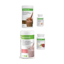 Herbalife Çikolatalı Ahududulu Shake Termo Complete Bitkisel Çay 50gr Limon Aroma