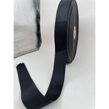 3 Cm Saten Grogren Şerit-siyah