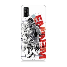 Tecno Spark 6 Go Uyumlu Eminem Poster Desenli Silikon Kılıf