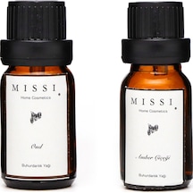 MİSSİ 2li Oud & Amber Çiçeği BUHURDANLIK ESANSI/YAĞI
