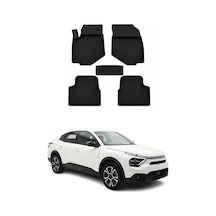 Citroen C4 X - Electric 2020-2026 Uyumlu 4d Havuzlu Paspas Kauçuk Siyah 5 Parça