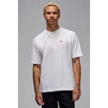 Nike Jordan Mens Tee Grafik Baskılı Erkek Tişört Beyaz