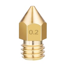 Koodmax 5 Adet 3d Yazıcı Printer Mk8 Extruder 1.75mm/ 0.2mm Baskı Kafası Nozzle