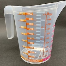 Özel Ölçü Kabı 1 Litre Şeffaf