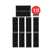 Mn6 Map01 Arapça Klavye Etiketi/silinmez-10 Adet/notebook-pc Uyumlu/arapça Klavye Sticker