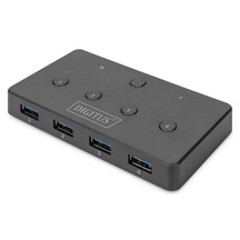 Digitus DA-73301 2  Giriş USB 3.0 to 4 Çıkışlı USB 3.0 USB Paylaşım Cihazı