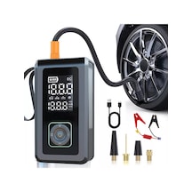 Şarjlı Pompa, Akü Takviyesi, Fener, Powerbank Özellikli, Taşınabi