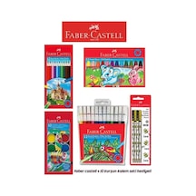 Kırtasiye Ve Oyuncak Dünyası Faber Castell Öğrenci 4'lü Boyama Seti - Okul Kırtasiye Seti