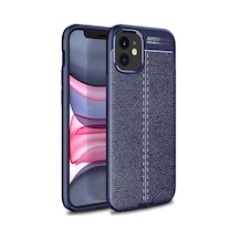 Zore İphone 12 Uyumlu Ogaa Niss Silikon Kılıf-lacivert