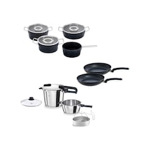 Fissler Vitaquick Edition 6+3,5 Litre Düdüklü Tencere + Adamant Tencere Ve Tava Seti Çok Renkli