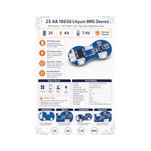 2s 4a 18650 Lityum Bms Devresi