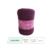 Elora Mor Ribbon Örgü Ipi