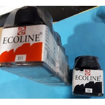 Ecoline Boya Kırmızı 311 Cod + Siyah Cod 700 2 Şişe