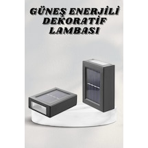 Mey İthalat Bahçe Aydınlatması Solar Güneş Enerjili Dekoratik Led Işıklı Lamba 50014748