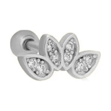 Zirkon Piercing 717116 Silver