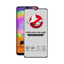 Samsung Galaxy A31 ile Uyumlu Tam Kaplayan Gizli Hayalet Temperli Ekran Koruyucu Cam