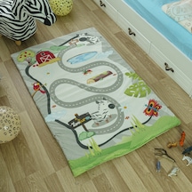 Zooturak Peluş Çocuk Matı Zebra Zou 100cm x 150cm