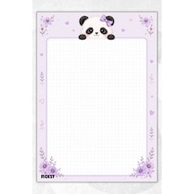 A4 Bloknot Kareli Defter - 50 Yaprak - Memopad - Notepad - Not Defteri - Not Kağıdı - 4123 Çok Renkli
