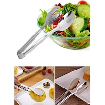 Paslanmaz Çelik Makarna Maşası 21cm