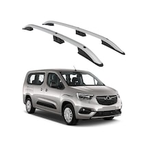 Opel Combo Life 2019-2023 / Kısa Şasi Turtle Crown Tavan Çıtası Gri