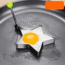 Metalik Yıldız Şeklinde Metal Omlet Yumurta Ve Krep Kalıpları Çok Renkli