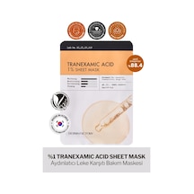 Derma Factory Leke Baskılayıcı ve Aydınlatıcı Tranexamic Acid, Glutatyon Kağıt Maske Derma Factory Sheet Mask
