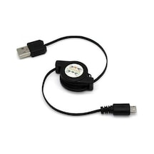 Micro Usb Data Şarj Kablo Makaralı Zip Kablo Sony LG Uyumlu Htc (533632127)