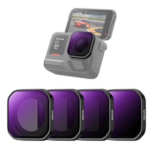 K&f Concept İnsta 360 Ace Pro 2 Uyumlu Filtre Seti Nd-pl / Nd8/pl+nd16/pl+nd32/pl+nd64/pl,