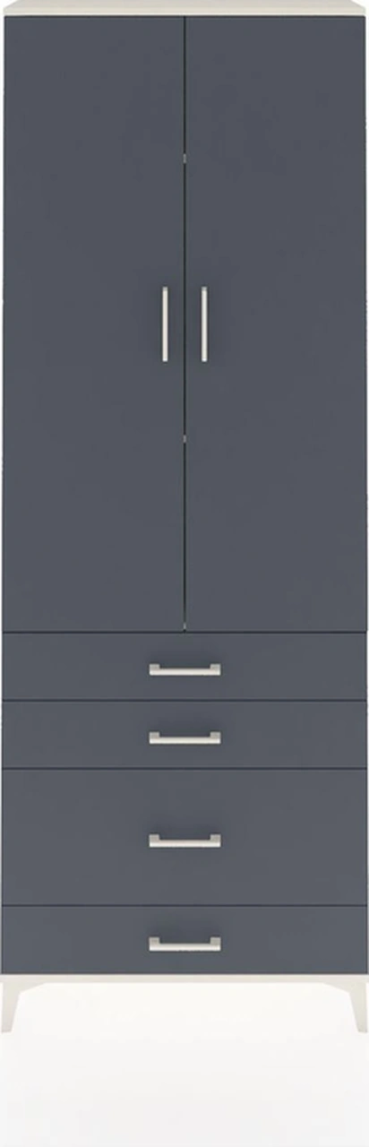 Arges Dolap 3 Raflı 4 Çekmeceli 2 Kapaklı 88x30x243 Aytaşı-an... Aytaşı