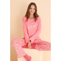 Nbb Kadın Nar Çiçeği Be Nice Pijama Takımı NAR ÇİÇEĞİ