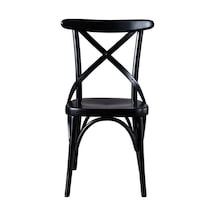 Gazzini Thonet Ahşap Sandalye Siyah