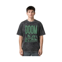 Doctor Victor Von Doom Süper Kahraman Film Ön Baskılı Unisex Over Siyah