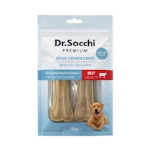 Dr.sacchi Premium Sığır Etli Doğal Sığır Derisi Press Kemik Tahılsız Köpek Ödülü 5 2'li 115 Gr
