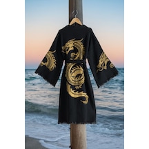 Varol Organik %100 Pamuk Kimono Yaka Sabalık Bornoz Plaj Elbisesi - Viserion - Sarı - L/xl Sarı/l/xl Siyah - Sarı Varol Organik %100 Pamuk Kimono Yaka Sabalık Bornoz Plaj Elbisesi - Viserion - Sarı - L/xl Sarı/l/xl Siyah - Sarı