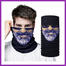 Bezos Sakallı Yüz Desenli Baf Buff Çok Amaçlı Boyunluk & Maske 1 No Bty Diğer