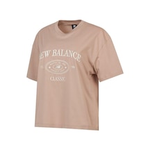 New Balance Lifestyle Women Tshirt Kahverengi