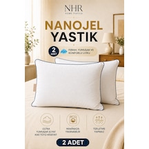 %100 Nanojel Dolgulu Uyku Yastığı 50x70 1200gr / 2 Adet