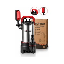 Böhrer Ba011461 Paslanmaz 1.5 Hp 11m Dik Saatte 18 Ton Su Bakır Sargılı Dalgıç Pompa